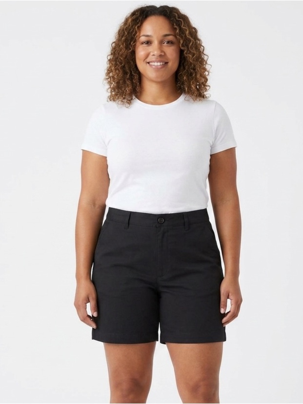 NWT Oak + Fort Water Repellent Black Shorts Sz 34